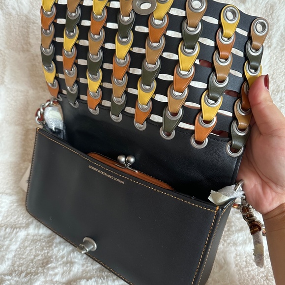 NWT!RARE! Coach 1941 Women's Shoulder Bag Dinky With Colorblock Coach Link 86831 - Picture 4 of 15